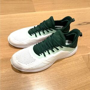 Men's White and Green APL Sneakers US 11.5